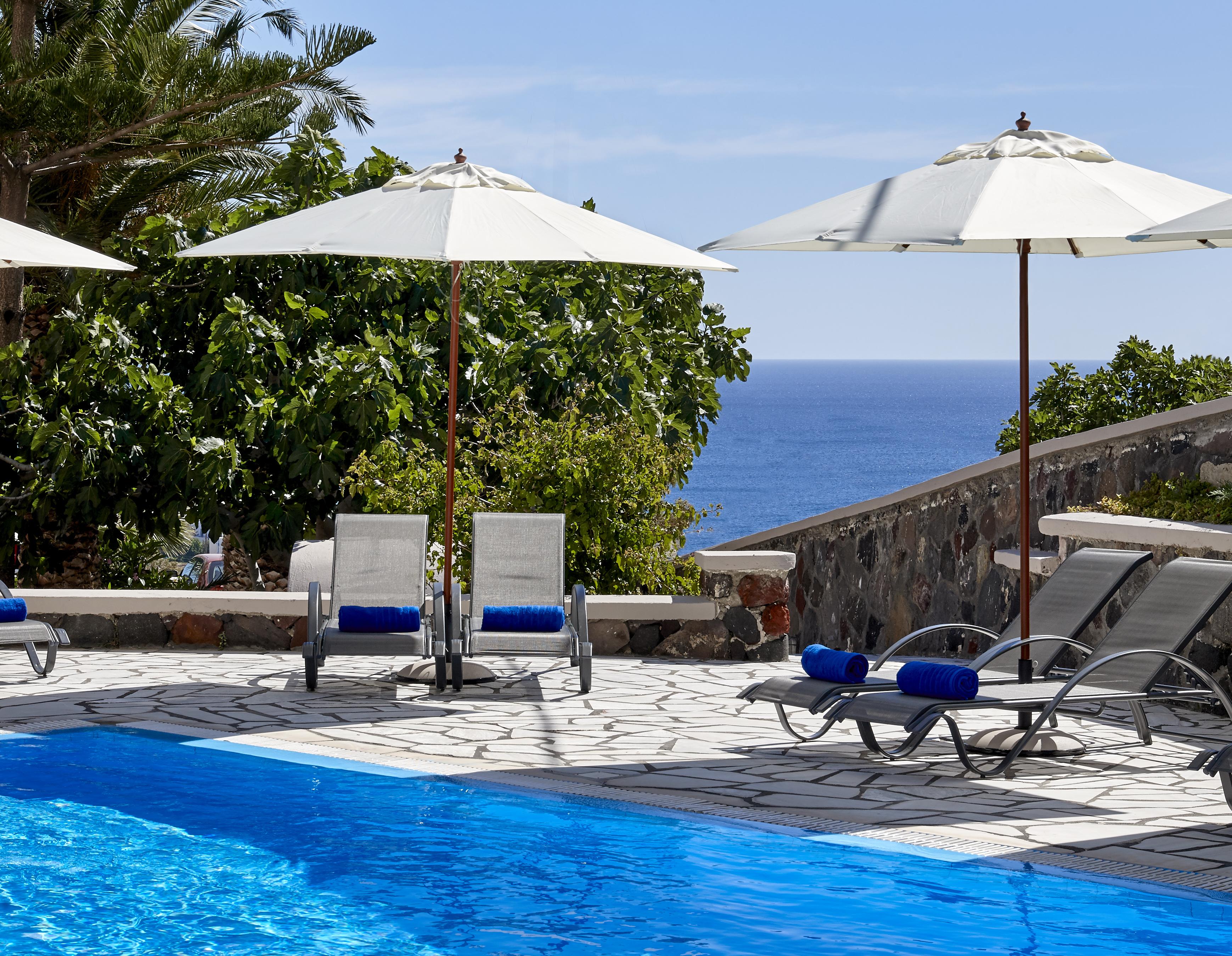 Hotel Terra Blue Santorini Kamári Esterno foto