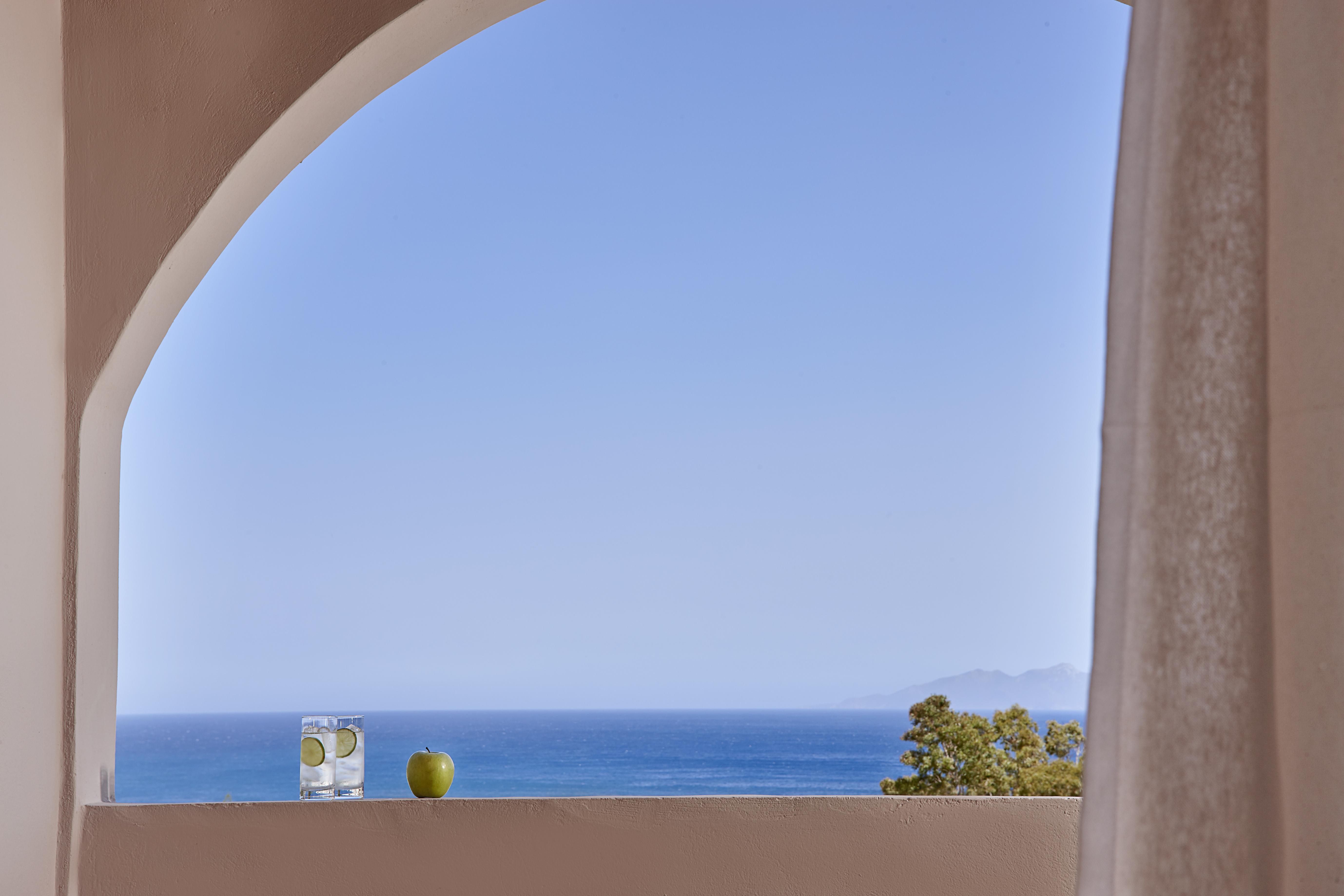 Hotel Terra Blue Santorini Kamári Esterno foto