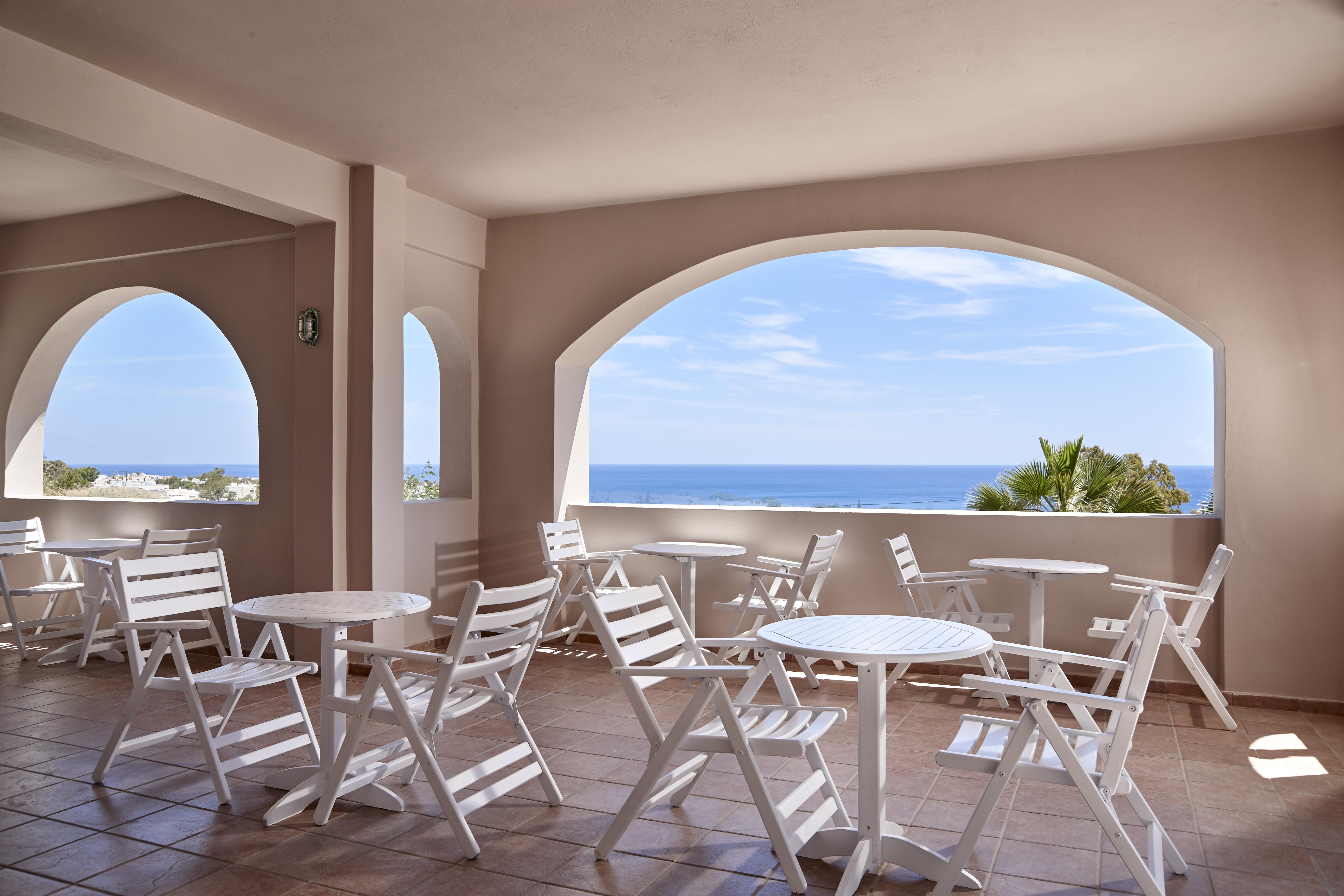 Hotel Terra Blue Santorini Kamári Esterno foto