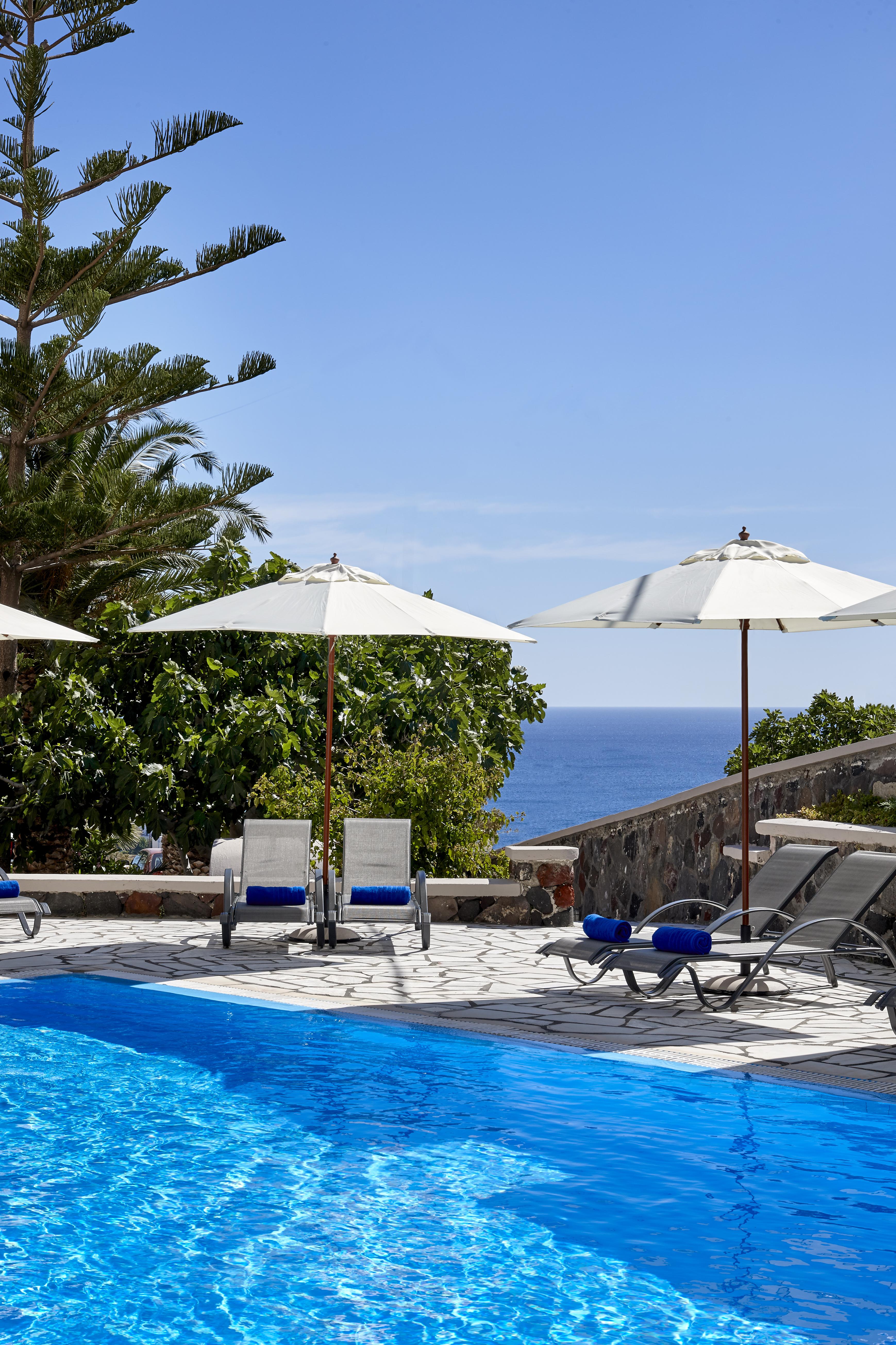 Hotel Terra Blue Santorini Kamári Esterno foto