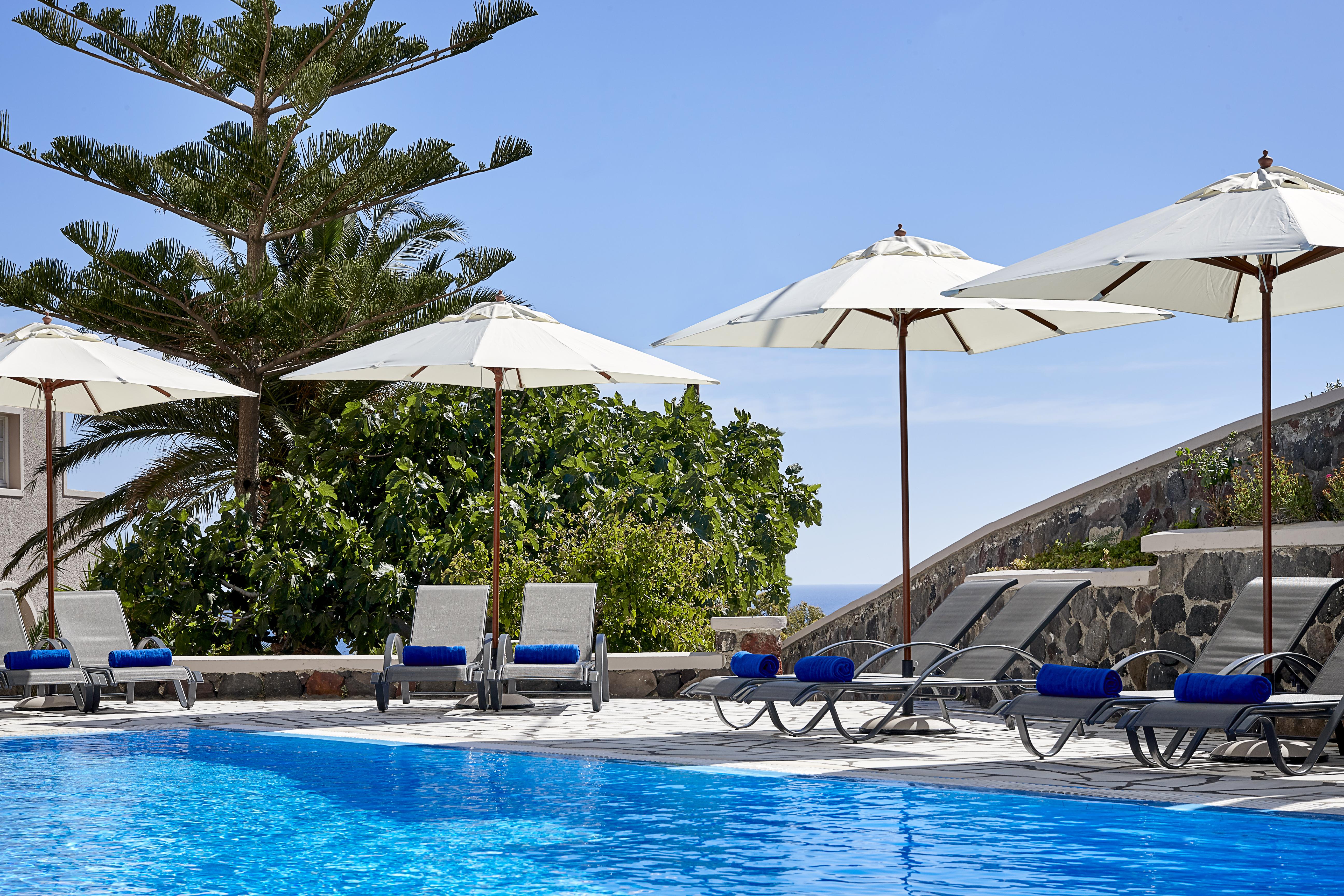 Hotel Terra Blue Santorini Kamári Esterno foto