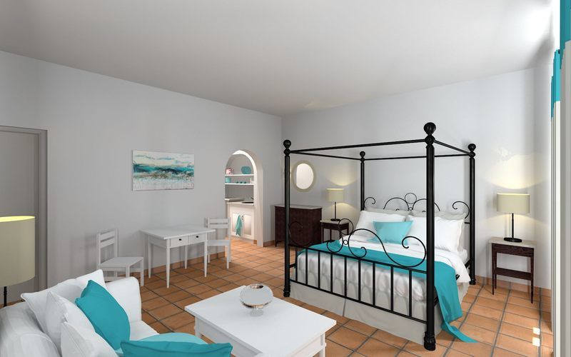 Hotel Terra Blue Santorini Kamári Esterno foto