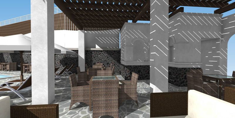 Hotel Terra Blue Santorini Kamári Esterno foto